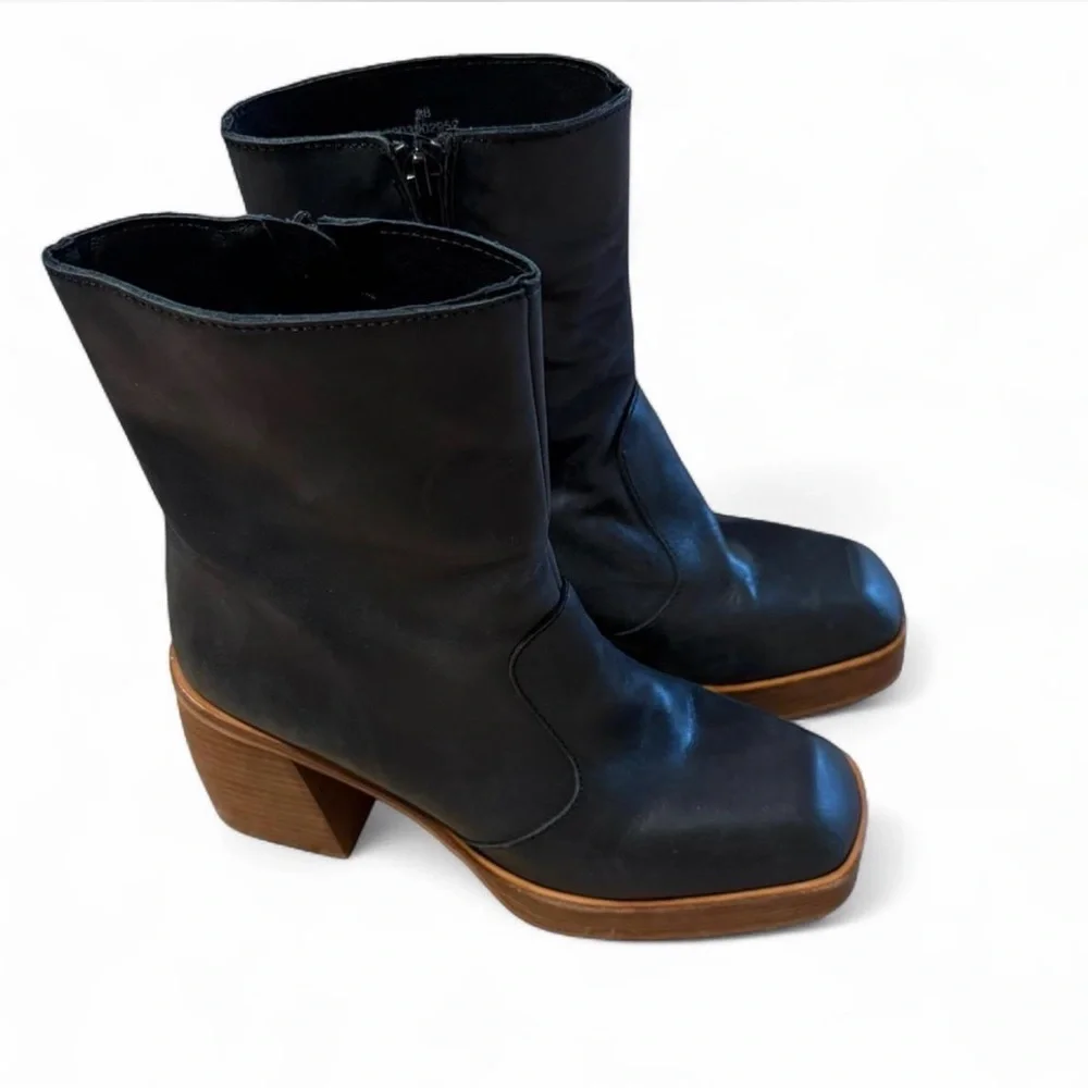 Free People Ruby Platform Boots sz 38 - Picture 2 of 7